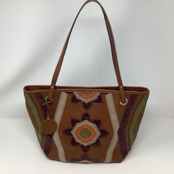 Relic Floral Boho Faux Leather Shoulder Bag Purse - Picture 1 of 8